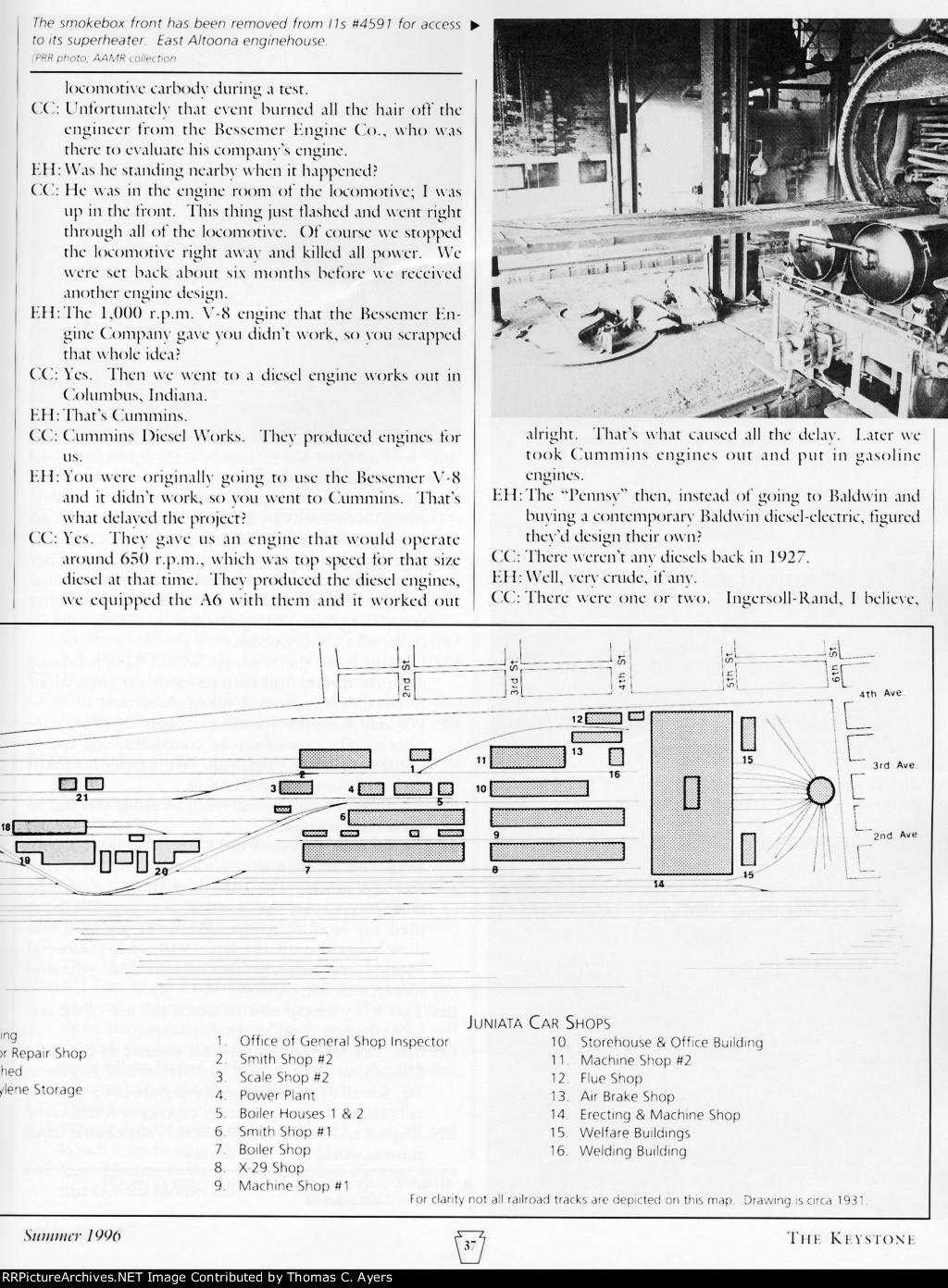 PRR "Interview With Clair Clugh," Page 37, 1996